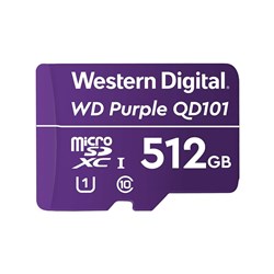 Western Digital 512GB Purple Surveillance Micro SD Card
