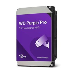 Western Digital 12TB Purple Pro 3.5inch Surveillance Hard Drive - WD122PURP