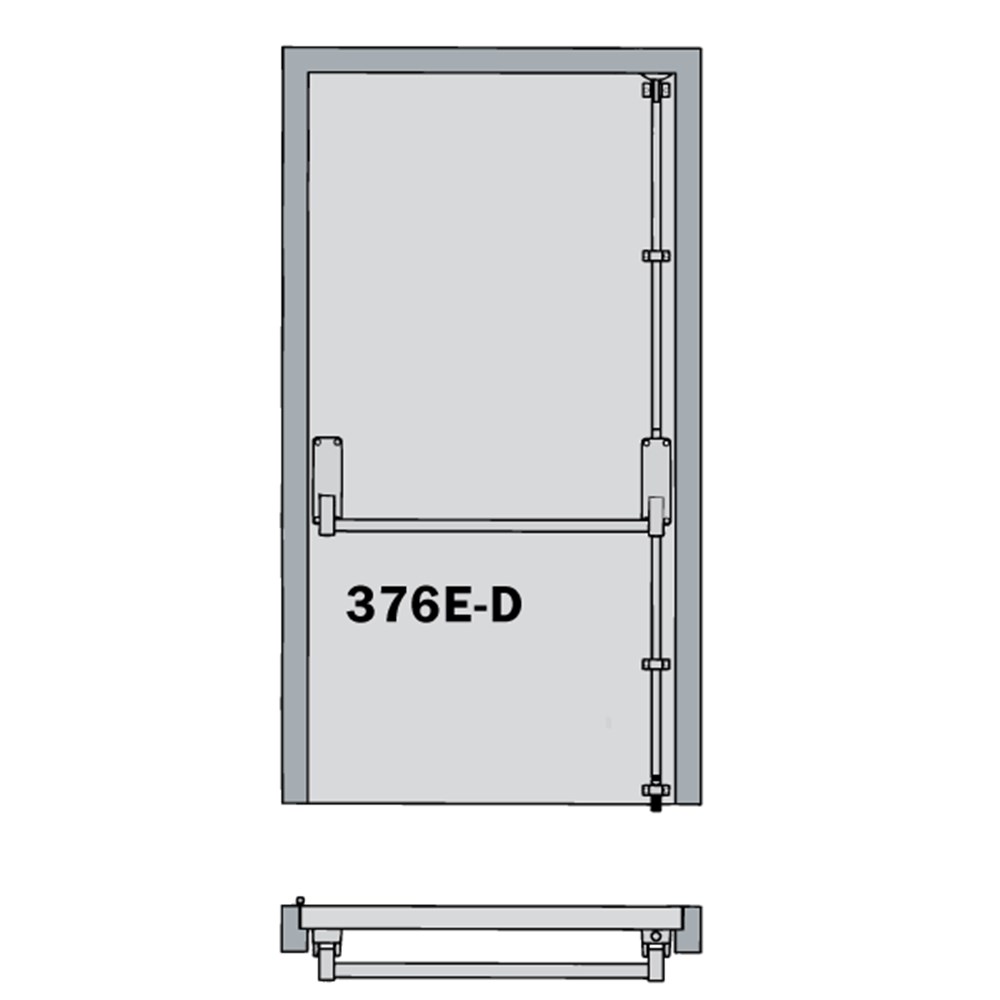 BRITON EXIT DEVICE w/-DOGGING SGL PANIC BOLT 376E-D/SE | Briton Exit  Devices - LSC | Complete Security Solutions - LSC Security Supplies