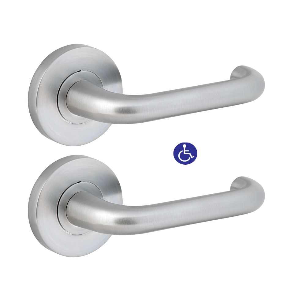 Dormakaba Furniture Vision Round Rose Pair with 18 Lever SX - 8300