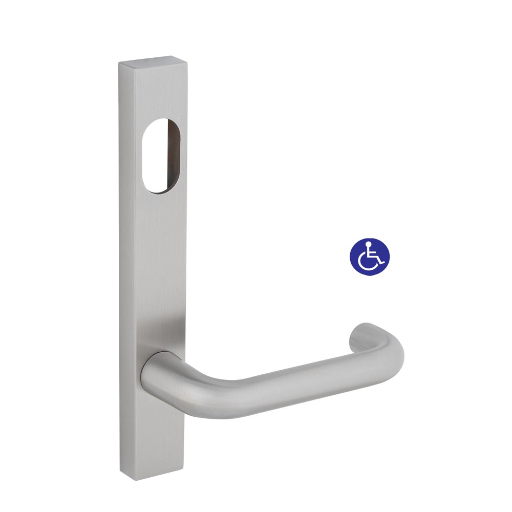 L4- Noosa Brushed Stainless Steel Lever – Handle House