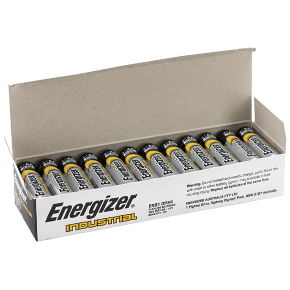 Energizer Industrial Alkaline AA Batteries 1.5V