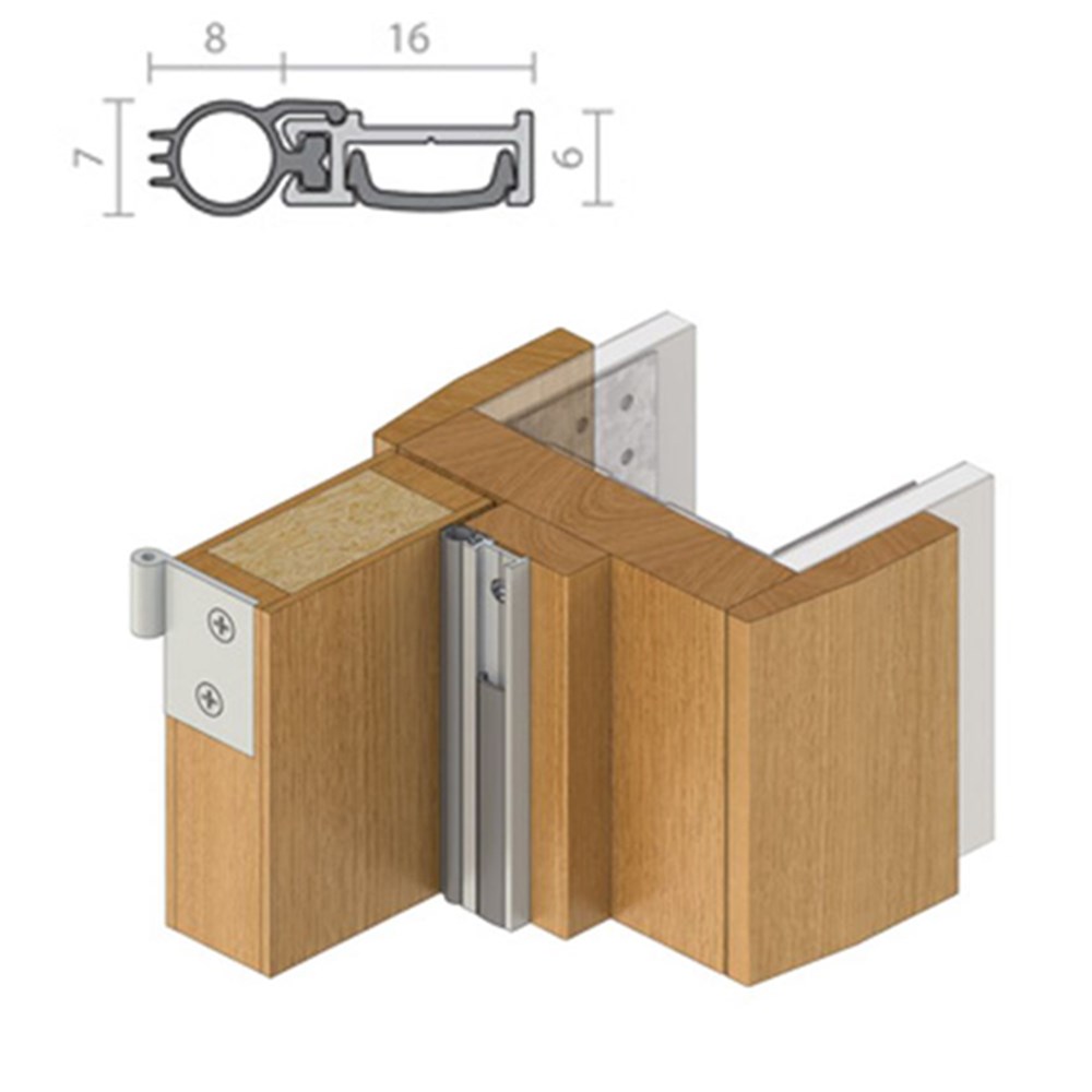 RAVEN DOOR SET RP78SI STD SGL CA | Door Frame & Meeting Stiles