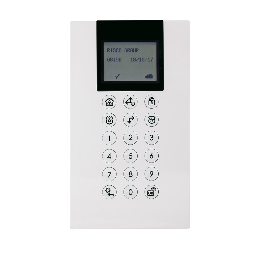 RISCO Wireless Panda Keypad with Prox for Agility4 - RW332KPP400D