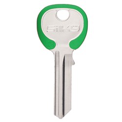 Silca Silky LW4 Key Blank for Lockwood Cylinders with Green Head