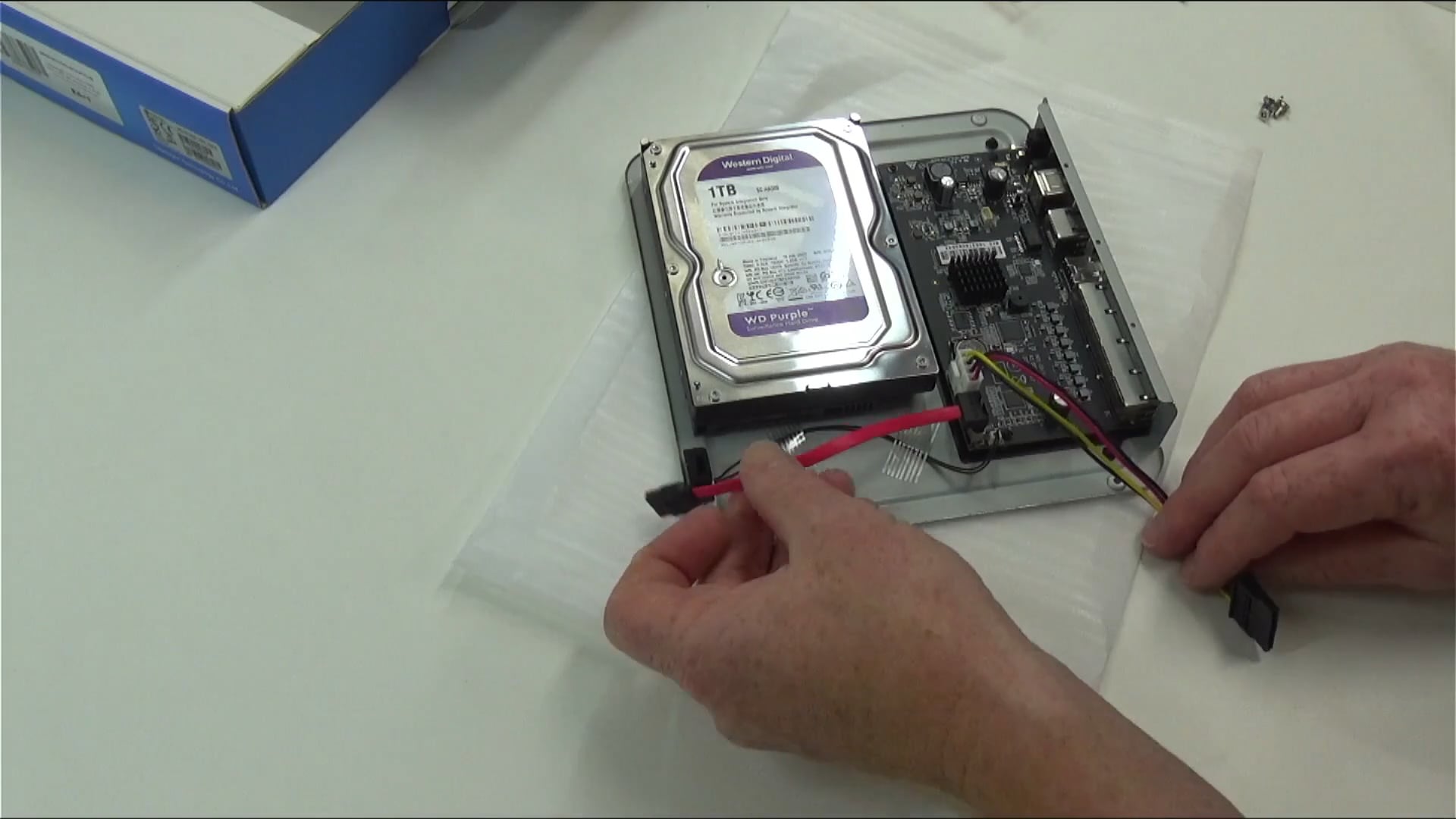 Milesight NVR Hard Drive installation