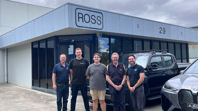 ABYL Winners outside ROSS with team