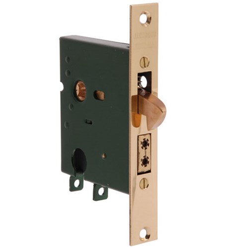 JACKSONS LOCK MORTICE SLIDING JMC60SLUP PB (CYL OP) L/CYL