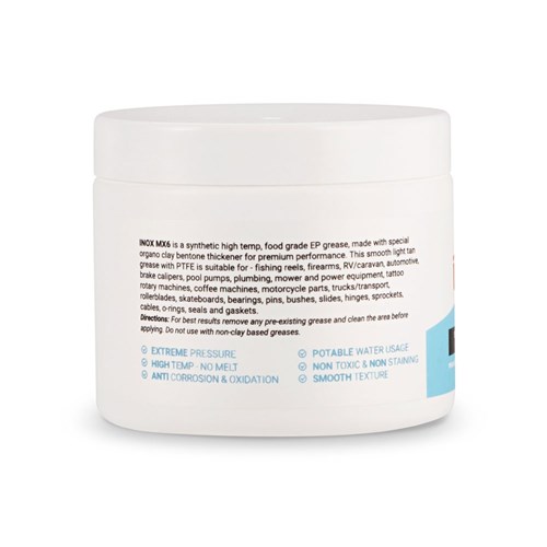 Inox Food Grade Grease 250gm Tub - MX6-250