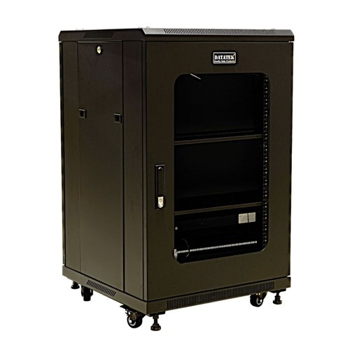 Datatek 18RU 600mm Deep Floor Standing Data Cabinet FPS Series includes accessories 600Wx600Dx988Hmm - 24A18R66FPS