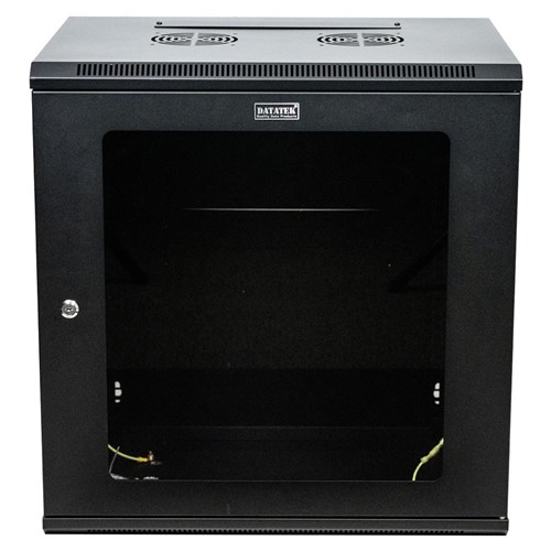 Datatek 12RU 450mm Deep Wall Mount Data Cabinet 600Wx450Dx635Hmm - 24B12RW64