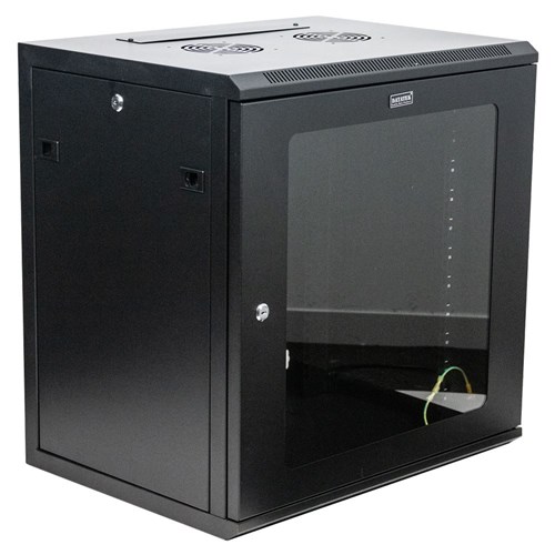 Datatek 12RU 450mm Deep Wall Mount Data Cabinet 600Wx450Dx635Hmm - 24B12RW64