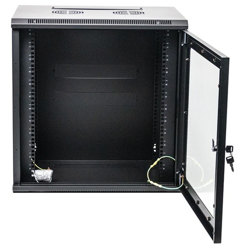 Datatek 12RU 450mm Deep Wall Mount Data Cabinet 600Wx450Dx635Hmm - 24B12RW64