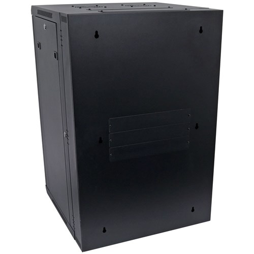 Datatek 18RU 600mm Swing Frame Wall Mount Data Cabinet SFPS Series includes accessories 600Wx600Dx905Hmm - 24B18RWS66FPS