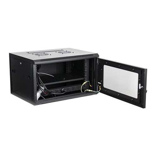 Datatek 6RU 450mm Deep Wall Mount Data Cabinet 600Wx450Dx370Hmm - 24B6RW64