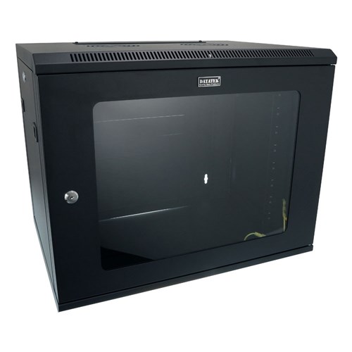 Datatek 9RU 450mm Deep Wall Mount Data Cabinet 600Wx450Dx500Hmm - 24B9RW64