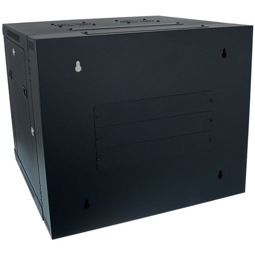 Datatek 9RU 600mm Swing Frame Wall Mount Data Cabinet SFPS Series includes accessories 600Wx600Dx500Hmm - 24B9RWS66FPS