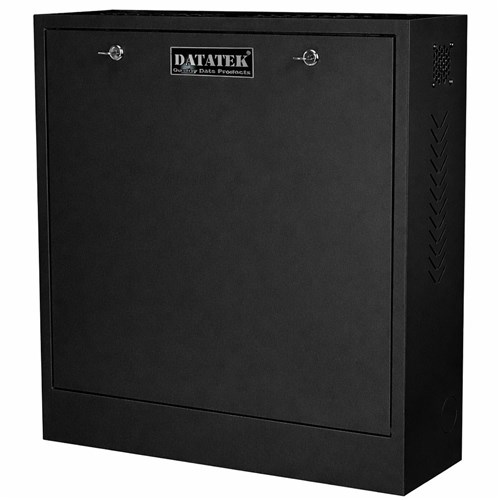 Datatek CCTV System Security Cabinet Black 580Wx185Dx635Hmm - 24SECCABBLK