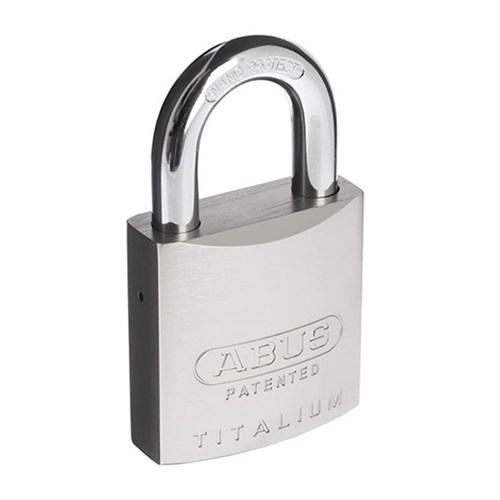 ABUS 83AL Series Premium Rekeyable Padlock with 50mm Silver Aluminium Body and 25mm Hardened Steel Shackle KA 4301 - 83AL50NNATKA1