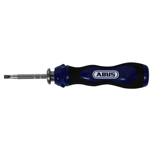ABUS Promo Screwdriver Blue Black with ABUS logo