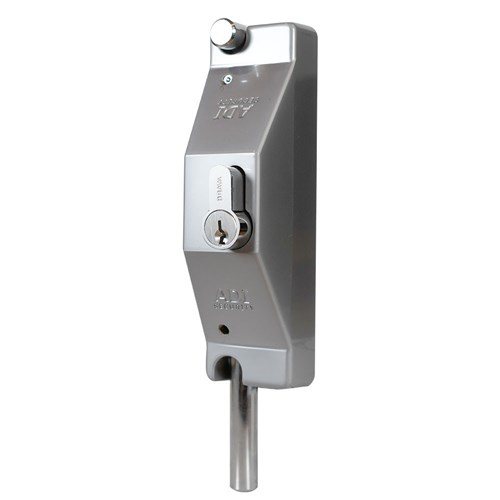 ADI 5504 Lock Bolt to suit Half Euro Cylinder in Satin Chrome with 203mm Bolt