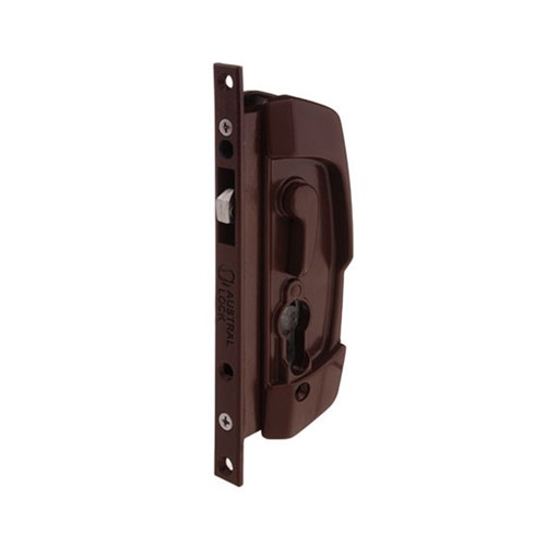 AUSTRAL LOCKSET SD7 BRN Austral SD7 Sliding Security Door Lock LSC