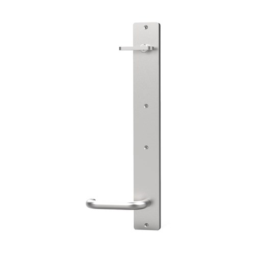 AMS Dual Lock Lever Handle Internal Handle with Turn Snib RH Aluminium - DLLH33 T AL RH