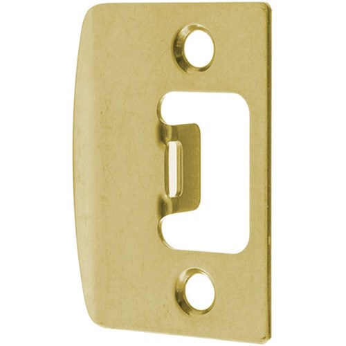 BRAVA Urban Spare Part D Strike Square Corner Polished Brass - BRUDSTRIKEPB