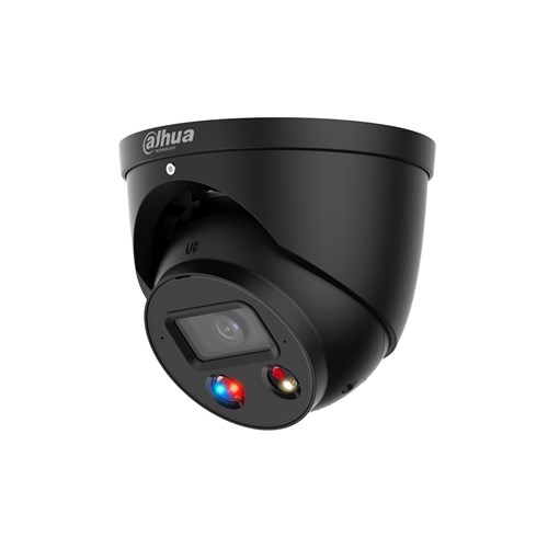 Dahua WizSense Series 6MP TiOC 3.0 Active Deterrence Black Eyeball Network Camera with 2.8mm Fixed Lens and AcuPick Technology, IP67 - DH-IPC-HDW3649H-AS-PV-ANZ-S2-BLK