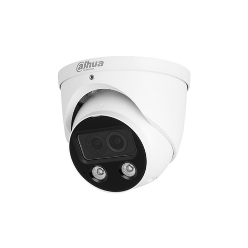 Dahua WizMind Series 4MP Eyeball Network Camera with 2.8mm Fixed Dual Lens, Full-Color Technology, IP67 - DH-IPC-HDW5449HP-ASE-D2