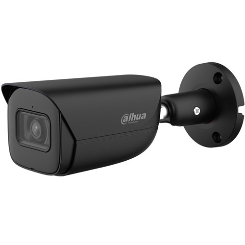 Dahua WizSense Series 8MP Black Bullet Network Camera with 2.8mm Fixed Lens, IP67 - DH-IPC-HFW3866EP-AS-AUS-BLK