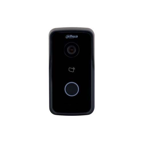 Dahua IP Video 1 Button Black Residential Intercom Door Station with 2MP Camera and Card Reader, IP65 - DHI-VTO2111D-P-S3