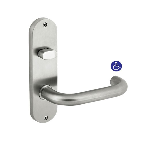 dormakaba Furniture Round End Plate Visible Fix with Turnsnib & 70 Lever SSS - 6703/70SSS 9400000016615