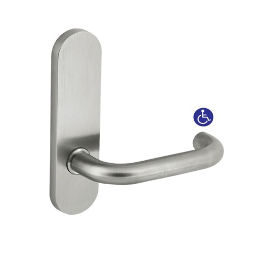 dormakaba Furniture Round End Plate Concealed Fix with 70 Lever SSS - 6705/70SSS 9400000016616