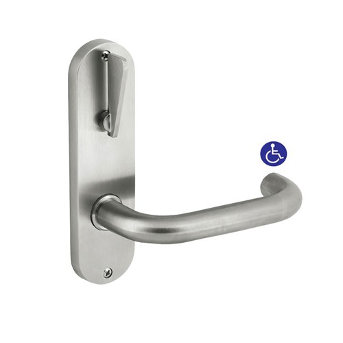 dormakaba Furniture Round End Plate Visible Fix with Disabled Turn & 70 Lever SSS - 6707/70SSS 9400000016618