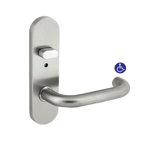 dormakaba Furniture Round End Plate Concealed Fix with Indicating Turnsnib & 70 Lever SSS - 6742/70SSS 9400000016619