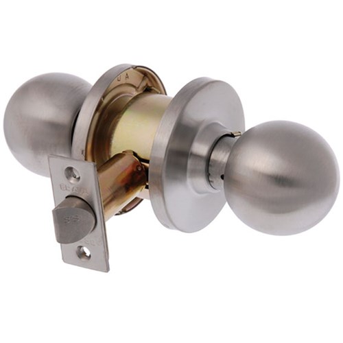 BRAVA Metro EA Series Passage Knob Set 70mm Backset SS - EA3082SS70