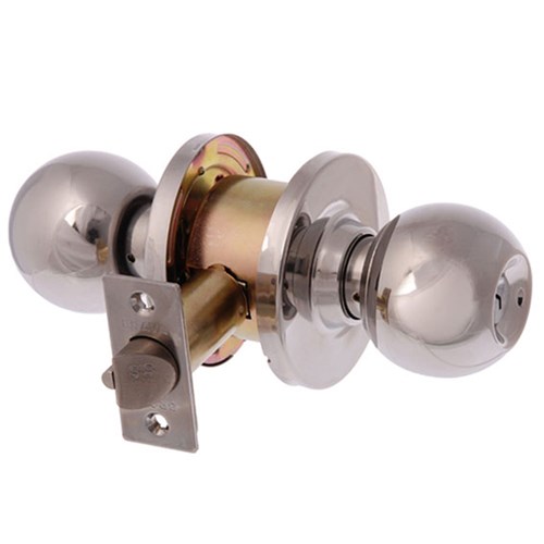 BRAVA Metro EA Series Classroom Knob Set 70mm Backset Polished Stainless Steel - EA3812PSS70