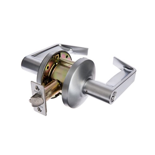 BRAVA Metro EV Series Institution Lever Set DDA Compliant Clutching 70mm Backset Satin Chrome - EV6061SCDDA