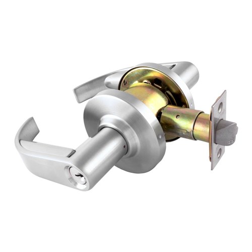Legge G2 Series Key in Lever Classroom Lock 70mm Backset with Sparta Lever, LW4 Profile Satin Chrome - G2SCLASS G70PD