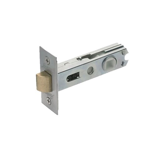 Gainsborough Tube Latch 60mm Backset with 7.6mm Spindles and D Strike in Satin Chrome - 480 SCS