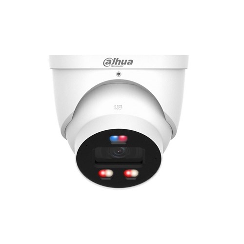 Dahua WizSense Series 6MP TiOC Pro 3.0 Active Deterrence Eyeball Network Camera with 2.8mm Fixed Lens, WizColor Technology, IP67 - DH-IPC-HDW3649H-AS-PV-PRO-ANZ