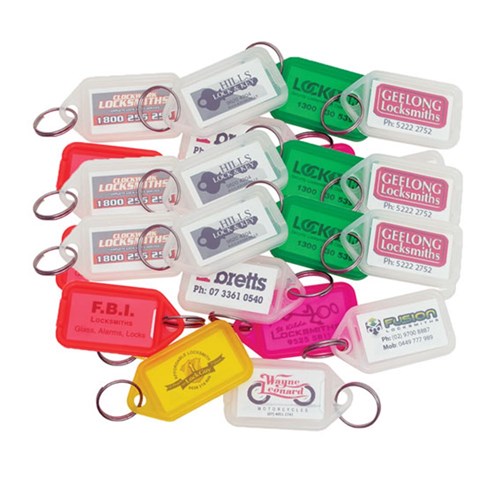 Kevron Clicktag ID5 Custom Printed and Assembled in Assorted or Single Colour Pack of 100 (Min. Order 5 Packs