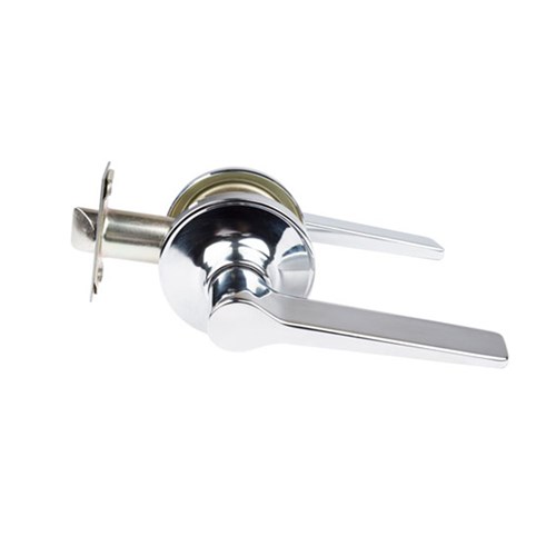 BRAVA Urban LE Series Tiebolt Passage Lever Set Adjustable 60/70mm Backset Chrome Plate - LE203B