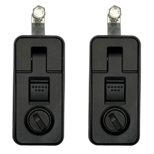 Lock Focus Large Rectangular Pop Lock Compression Latch Black Box of 2 - A/2406/PH/6 X2