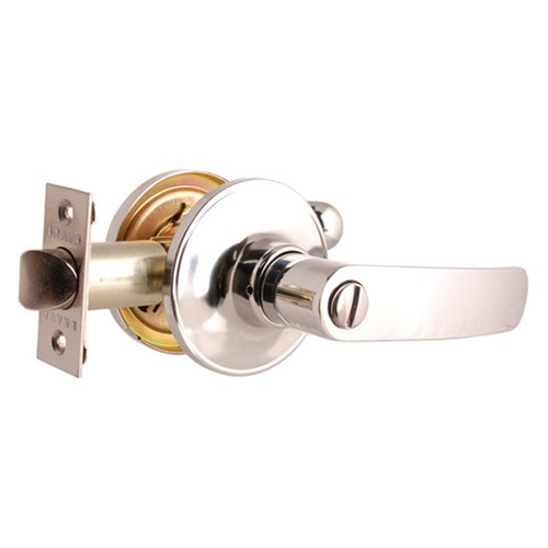 BRAVA Urban LYR Series Tiebolt Privacy Lever Set Adjustable 60/70mm Backset Chrome Plate - LYR201B