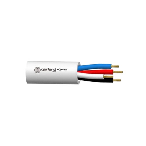 Garland Security Cable 4 Core 14/0.20mm White 300m Box - MC144WH300B
