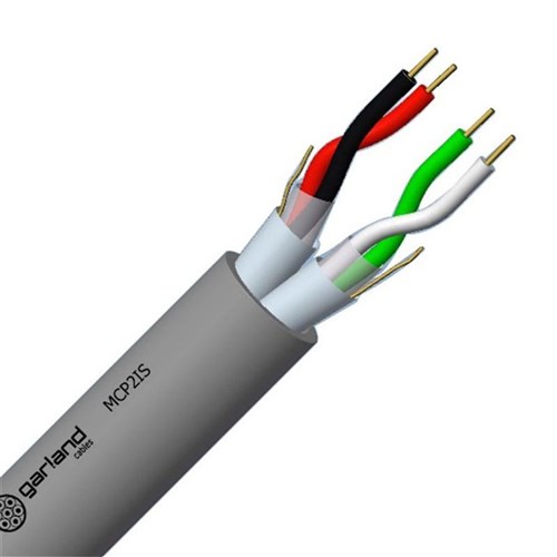 Garland Multicore Shielded Cable 2 Pair 8723 Belden Equivalent 300m Box -  MCP2ISGY300BW