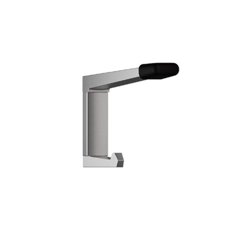 Metlam 202C Coat Hook with Bumper Concealed Screw Fix Antimicrobial Coated - 202C_HOOK_ANMB