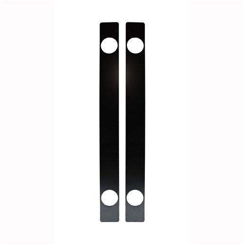 McGrath Locks Scar Plate to suit Grange, 900 x 75 x 2mm, Mild Steel Powder Coated Matt Black, Packet of 2